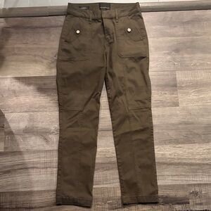 White House Black Market Dark Olive Trousers
